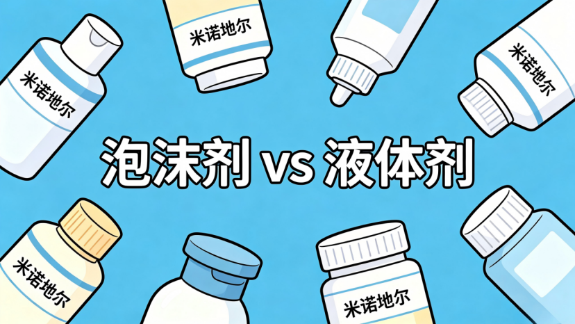 泡沫剂vs液体剂——同为米诺地尔，为什么体验天差地别？